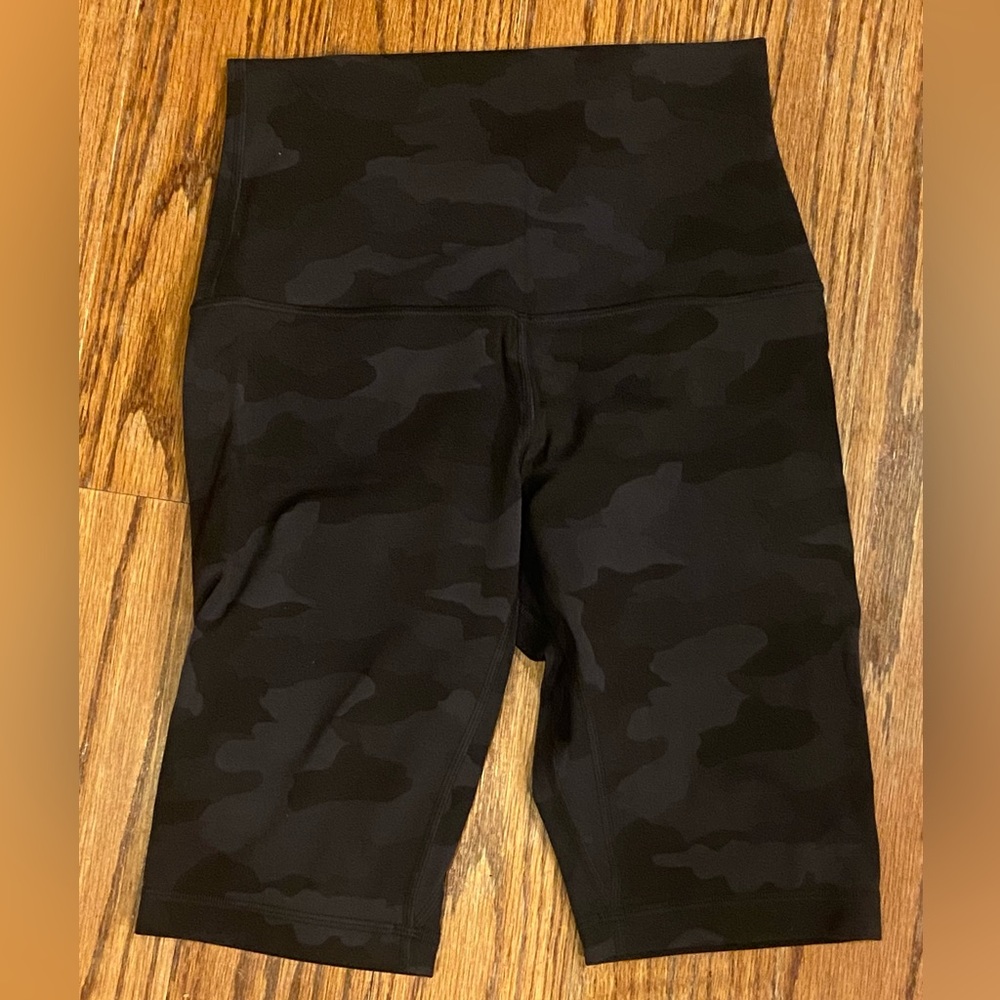 Lulu Lemon Align Super High Rise Short 10” Camo Bike Shorts